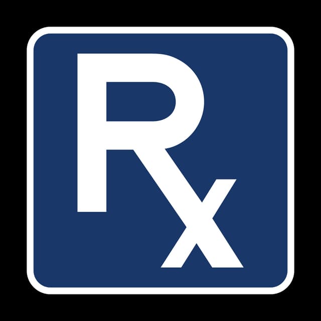 Pharmacy sign - Directs to a nearby pharmacy or drugstore where medications and health products are available.